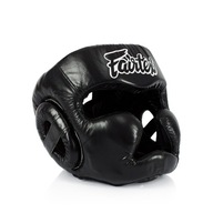Boxerská prilba Fairtex HG13 čierna/čierna M
