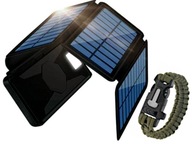 Turistická solárna powerbanka so solárnymi panelmi