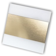 Schodiskové osvetlenie LED svietidlo na schody Q32 GOLD Schodiskové osvetlenie LED svietidlo na schody Q32 GOLD