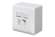 Box prisadená zásuvka 2x RJ45 cat.5e STP set Box prisadená zásuvka 2x RJ45 cat.5e STP set