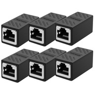 6ks rj45 konektor ethernet predlžovací rj45 spojka 6ks rj45 konektor ethernet predlžovací rj45 spojka