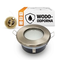Externý držiak halogénovej lampy pre podhľad IP44 Chrome Externý držiak halogénovej lampy pre podhľad IP44 Chrome