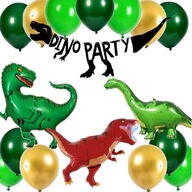 BALÓNY JURASICKÝ set k narodeninám DINOSAUR XL