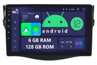 RÁDIO 2DIN NAVIGÁCIA ANDROID TOYOTA RAV4 3 III 6/128 GB DSP CARPLAY LTE