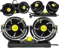 VÝKONNÝ VENTILÁTOR, DVOJITÝ VENTILÁTOR DO AUTO, 12V VÝKONNÝ VENTILÁTOR, DVOJITÝ VENTILÁTOR DO AUTO, 12V