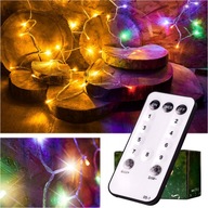LED svetelná reťaz Vianočné osvetlenie 10m 100LED s diaľkovým ovládaním svadobné LED svetelná reťaz Vianočné osvetlenie 10m 100LED s diaľkovým ovládaním svadobné