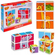 MAGNETICKÉ BLOKY ZOO SET 6v1 ZVIERATÁ MAGNETICKÉ BLOKY ZOO SET 6v1 ZVIERATÁ
