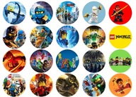 Oblátka na muffiny LEGO NINJAGO MIX Oblátka na muffiny LEGO NINJAGO MIX
