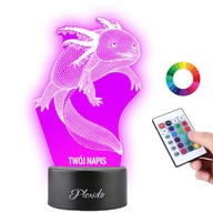 Stolná lampa Socha obojživelníka Axolotl Engraved Stolná lampa Socha obojživelníka Axolotl Engraved