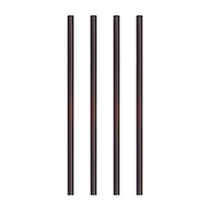 Opätovne použiteľné slamky na shaku, rovné, priemer 7 mm, 22 cm, čierne 500 ks Opätovne použiteľné slamky na shaku, rovné, priemer 7 mm, 22 cm, čierne 500 ks