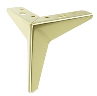 Noha nábytku hviezda 13,5 cm, brúsená mosadz Noha nábytku hviezda 13,5 cm, brúsená mosadz
