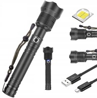 TAKTICKÁ BATERKA VÝKONNÝ LED ZOOM NABÍJACÍ USB TAKTICKÁ BATERKA VÝKONNÝ LED ZOOM NABÍJACÍ USB
