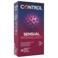 Kondómy-kontrola Sensual Intense Dots 12