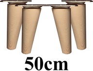 NOHY Drevené skosené NOHY 50cm 4 ks + plechy NOHY Drevené skosené NOHY 50cm 4 ks + plechy