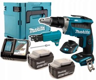Makita DFS452RFJ skrutkovač na sadrokartón 18V 2X 3AH + 191L24-0 Makita DFS452RFJ skrutkovač na sadrokartón 18V 2X 3AH + 191L24-0
