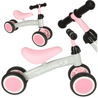 Štvorkolesový bežecký bicykel Trike Fix Tiny, ružový, výuka jazdy pre deti Štvorkolesový bežecký bicykel Trike Fix Tiny, ružový, výuka jazdy pre deti