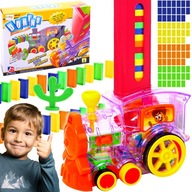 LOKOMOTÍVNY VLAK VLAK SLEDOVANIE DOMINO BLOKOV 80 EL PUZZLE PRE DETI LOKOMOTÍVNY VLAK VLAK SLEDOVANIE DOMINO BLOKOV 80 EL PUZZLE PRE DETI