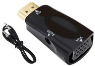 ADAPTÉR ADAPTÉR HDMI NA VGA + AUDIO