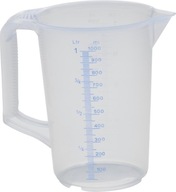 Plastová kanvica s odmerkou, 1000ml / 1L Plastová kanvica s odmerkou, 1000ml / 1L
