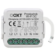 OXT mini reléový modul 3 WiFi obvody TUYA OXT mini reléový modul 3 WiFi obvody TUYA