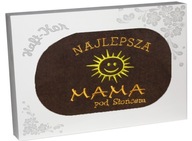 VYŠÍVANÝ UTERÁK PRE MAMIČKU 70x140 DARČEKOVÁ KRABIČKA VYŠÍVANÝ UTERÁK PRE MAMIČKU 70x140 DARČEKOVÁ KRABIČKA