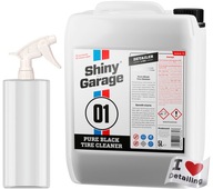 SHINY GARAGE - Čistý čierny čistič pneumatík na pneumatiky 5L SHINY GARAGE - Čistý čierny čistič pneumatík na pneumatiky 5L