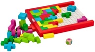Woody Colorful MONTESSORI bloky Tetris puzzle