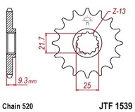 JT JTF1539.14 PREDNÉ OZUBENÉ KOLO JT JTF1539.14 PREDNÉ OZUBENÉ KOLO