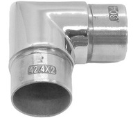 OSTRÉ KOLENO 90° PRE POTRUBIE Ø42,4x2,0MM, LEŠTENÉ NEREZ NEREZ OSTRÉ KOLENO 90° PRE POTRUBIE Ø42,4x2,0MM, LEŠTENÉ NEREZ NEREZ