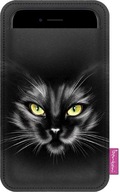 Puzdro kryt puzdro na smartfón CAT, čierne, mäkká plsť Puzdro kryt puzdro na smartfón CAT, čierne, mäkká plsť