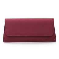 Ekologická semišová kabelka s opaskom BURGUNDY