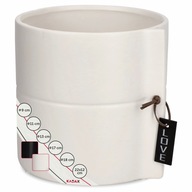 BIELY KERAMICKÝ KRYT ČINICE 13 CM BIELY KERAMICKÝ KRYT ČINICE 13 CM
