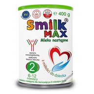 Smilk MAX 2 Next Mlieko pre dojčatá 400g Smilk MAX 2 Next Mlieko pre dojčatá 400g