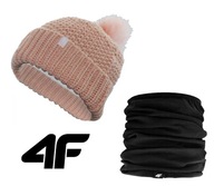 4F - DÁMSKE Súprava čiapky 4F CAD067 + nákrčník S/M