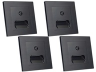 4x Držiak LED lampy 230V Schodiskové osvetlenie Senzor pohybu za súmraku 4x Držiak LED lampy 230V Schodiskové osvetlenie Senzor pohybu za súmraku