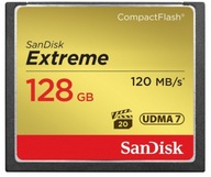 SanDisk CF karta 128GB Extreme 120/85