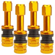 SKRUTKOVANÉ VENTILY PRE RÁFKY KOLIES TR48E X2, ZLATÉ SKRUTKOVANÉ VENTILY PRE RÁFKY KOLIES TR48E X2, ZLATÉ