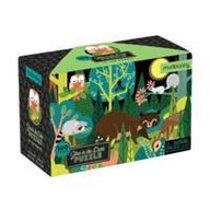Záblesk v tme puzzle V lese 100 dielikov Mudpuppy Záblesk v tme puzzle V lese 100 dielikov Mudpuppy