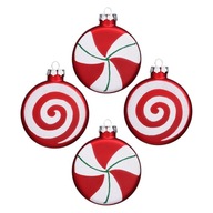4x Candy vianočná dekorácia na zavesenie