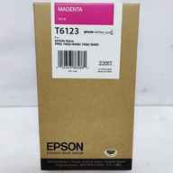 Atramentová náplň Epson T6123 Magenta C13T612300 220ml