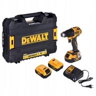 Aku skrutkovač DeWalt DCD708P3T, puzdro, batérie, nabíjačka