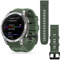 Zelený silikónový remienok pre Garmin Fenix 7 Zelený silikónový remienok pre Garmin Fenix 7