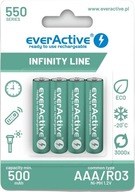 AAA / R03 Ni-MH everActive 550mAh Infinity Line batérie 3000 cyklov (bl AAA / R03 Ni-MH everActive 550mAh Infinity Line batérie 3000 cyklov (bl