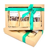 KAW DARČEKOVÝ SET darčekový kôš Arabica káva 3x100g KAW DARČEKOVÝ SET darčekový kôš Arabica káva 3x100g