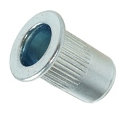 Nitovacia matica s drážkovaným nákružkom M10 x 21 mm Nitovacia matica s drážkovaným nákružkom M10 x 21 mm