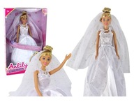 BIELY SVADOBNÉ ŠATY ANLILY DOLL NEVESTA BIELY SVADOBNÉ ŠATY ANLILY DOLL NEVESTA
