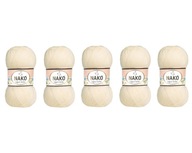 Nako Super Bebe 256 Creamy - Balíček 5 ks. Nako Super Bebe 256 Creamy - Balíček 5 ks.