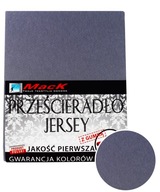 JERSEY LIST S ELASTIKOU 90X200 sivá