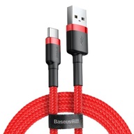 Baseus Cafule 3A 0,5 m červený kábel USB na USB-C