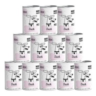 Sada 12 kusov mokrého krmiva pre psov s prírodným Pepe Duck 12x400g premium Sada 12 kusov mokrého krmiva pre psov s prírodným Pepe Duck 12x400g premium